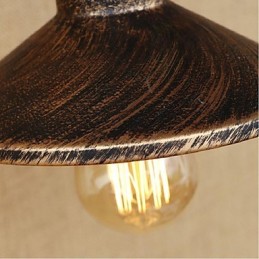 Apliques de pared con luz ambiental con pintura rústica tipo cabaña
