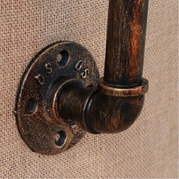 Lámpara de pared pequeña decorativa con pipa de agua sencilla y nostálgica