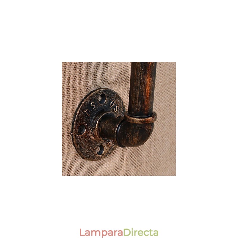 Lámpara de pared pequeña decorativa con pipa de agua sencilla y nostálgica