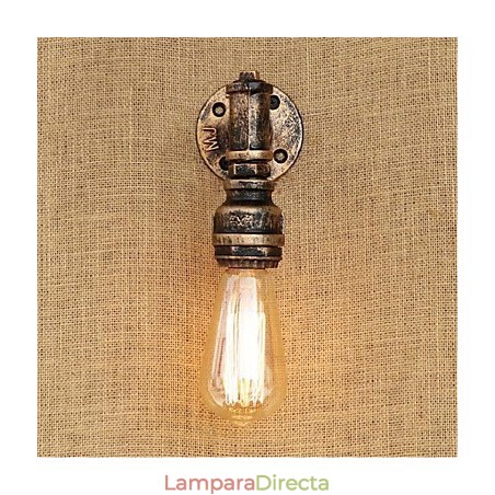 Apliques de pared con luz ambiental de estilo rústico tipo cabaña. Apliques de pared con luz ambiental de estilo rústico tipo cabaña.