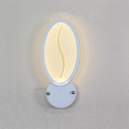 Lámpara de pared con función de pintura contemporánea moderna integrada para luz ambiental.