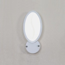 Lámpara de pared con función de pintura contemporánea moderna integrada para luz ambiental.