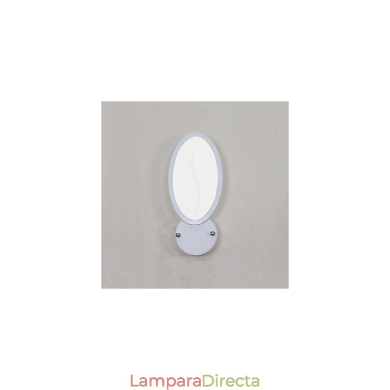 Lámpara de pared con función de pintura contemporánea moderna integrada para luz ambiental.