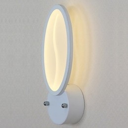 Lámpara de pared con función de pintura contemporánea moderna integrada para luz ambiental.