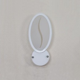 Lámpara de pared con función de pintura contemporánea moderna integrada para luz ambiental.