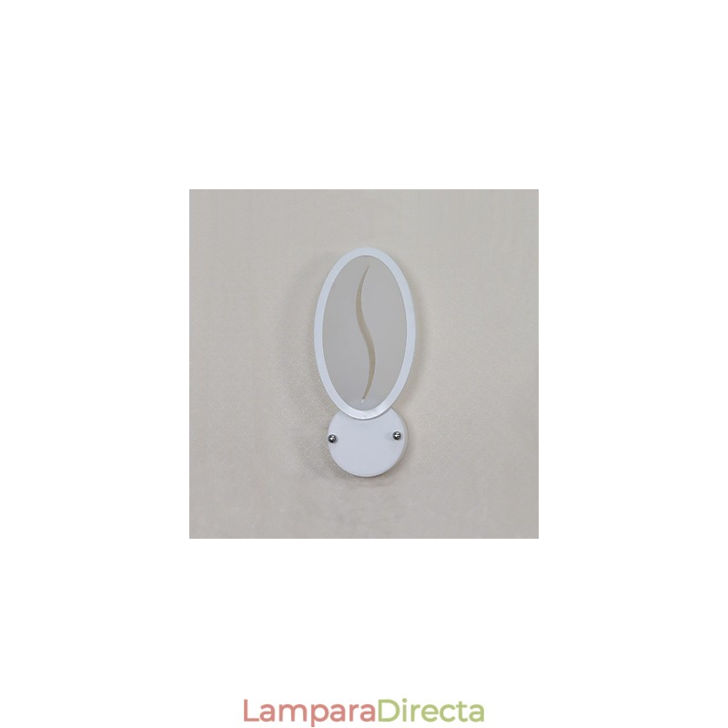Lámpara de pared con función de pintura contemporánea moderna integrada para luz ambiental.