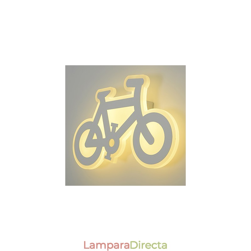 Lámpara de pared con función de pintura contemporánea moderna integrada para luz ambiental.
