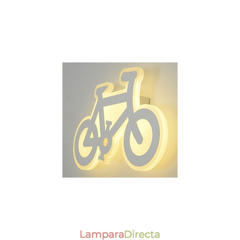 Lámpara de pared con función de pintura contemporánea moderna integrada para luz ambiental.