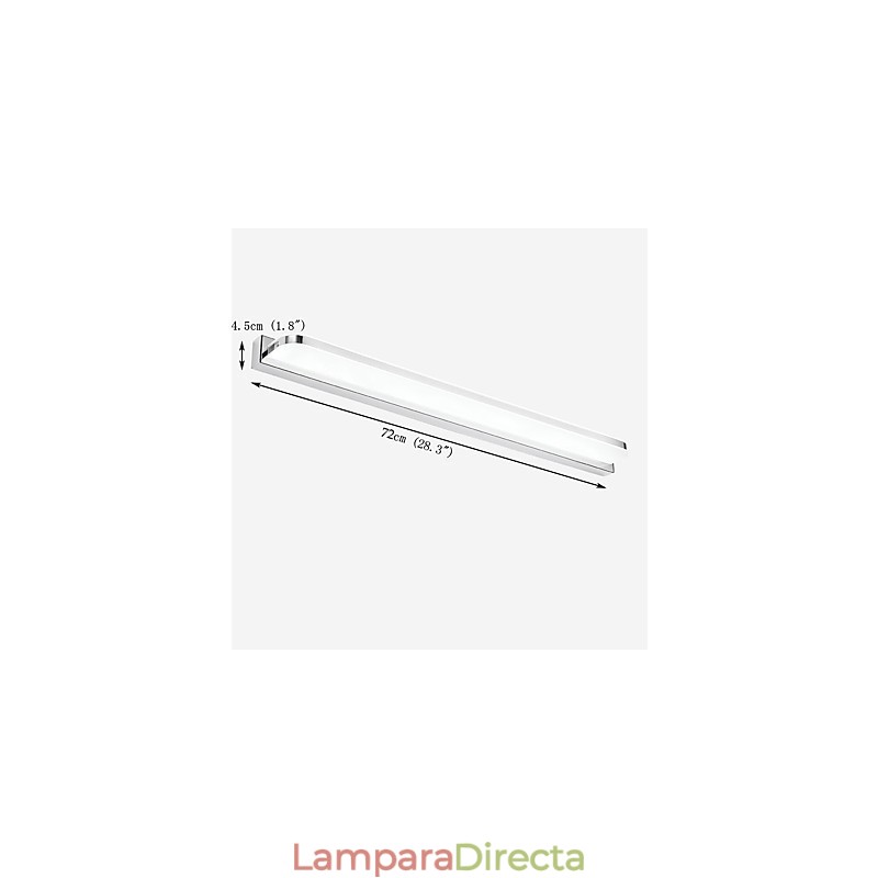 Lámpara de espejo de baño de alta calidad y larga duración, luz de pared