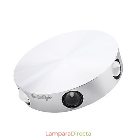 Función de pintura contemporánea moderna integrada para luces de pared con bombillas de estilo mini Función de pintura contemporánea moderna integrada para luces de pared con bombillas de estilo mini