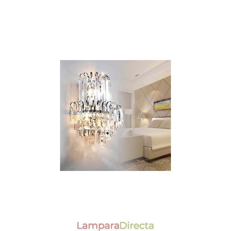 Apliques de pared Cristal Moderno Contemporáneo Vidrio