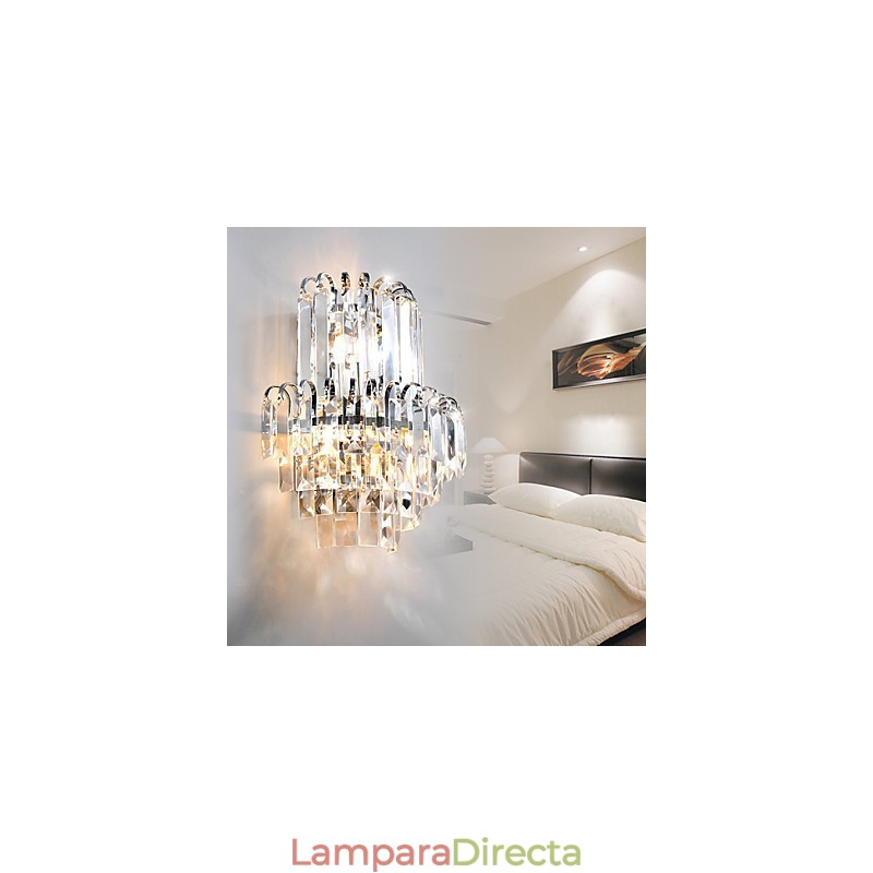 Apliques de pared Cristal Moderno Contemporáneo Vidrio