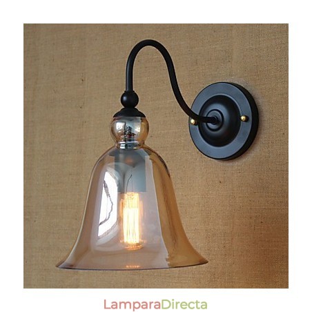 Aplique de pared de vidrio decorado con estilo minimalista de estilo rural americano para sala de estar y pasillo Aplique de pared de vidrio decorado con estilo minimalista de estilo rural americano para sala de estar y pasillo