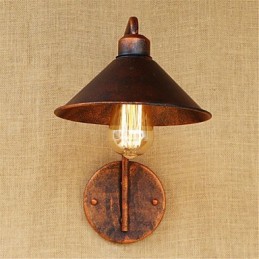 Iluminación de restaurante de cafetería con personalidad creativa decorativa de hierro retro estilo country americano