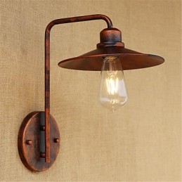 Pintura rústica contemporánea moderna para apliques de pared con luz descendente de estilo mini