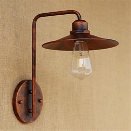 Pintura rústica contemporánea moderna para apliques de pared con luz descendente de estilo mini