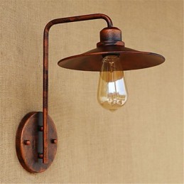 Pintura rústica contemporánea moderna para apliques de pared con luz descendente de estilo mini