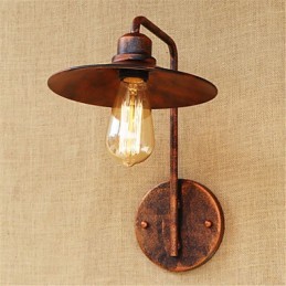 Pintura rústica contemporánea moderna para apliques de pared con luz descendente de estilo mini