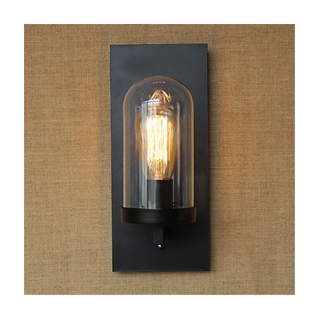 Apliques de pared con luz ambiental de estilo rústico estilo cabaña retro para proteger los ojos Apliques de pared con luz ambiental de estilo rústico estilo cabaña retro para proteger los ojos