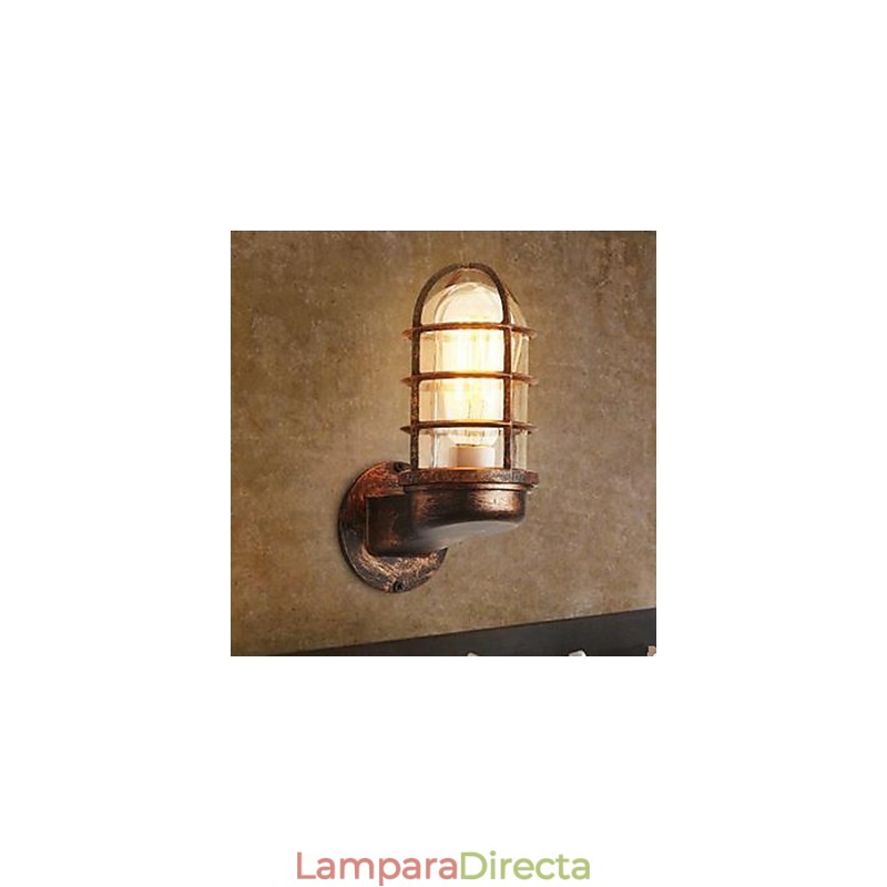 Lámpara de pared retro para sala de estar, cafetería, tienda de ropa, bar, balcón