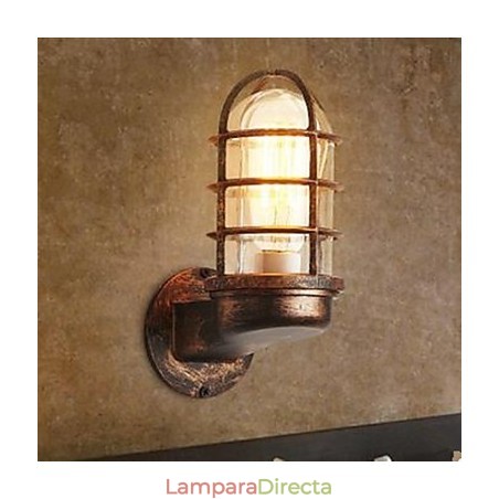 Lámpara de pared retro para sala de estar, cafetería, tienda de ropa, bar, balcón Lámpara de pared retro para sala de estar, cafetería, tienda de ropa, bar, balcón