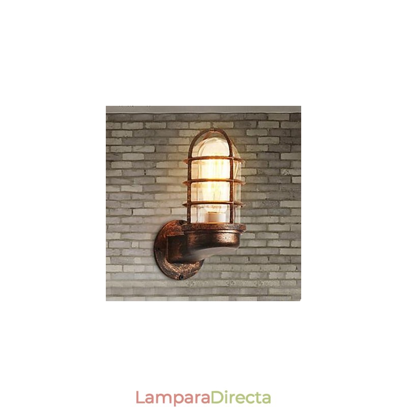Lámpara de pared retro para sala de estar, cafetería, tienda de ropa, bar, balcón