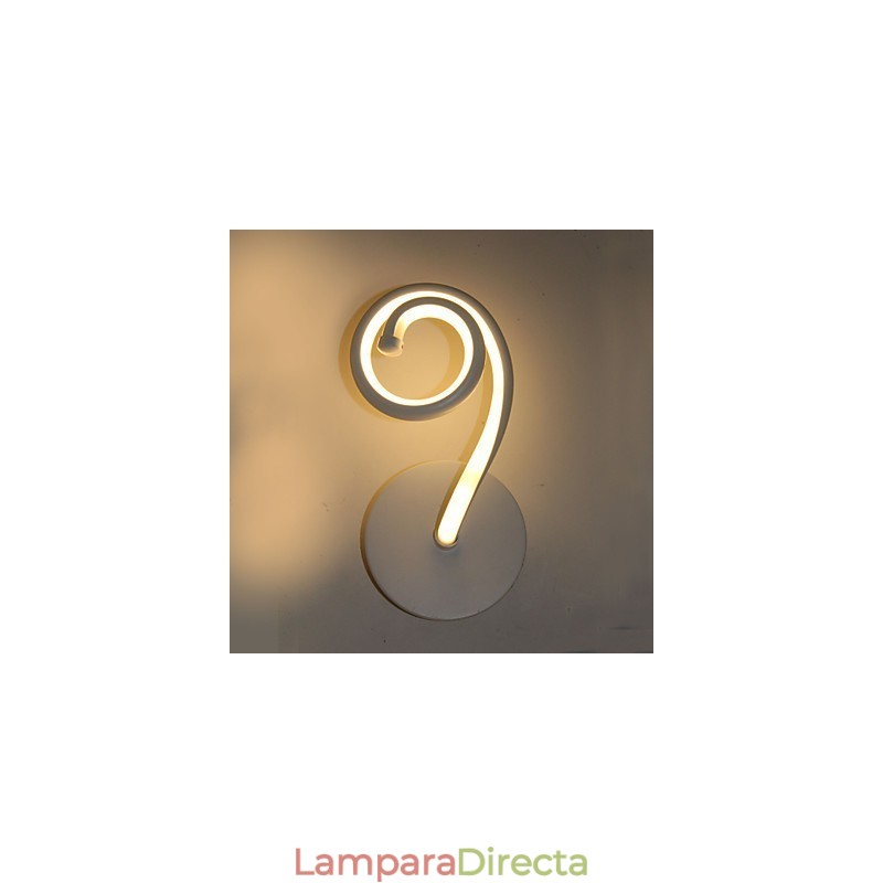 Lámpara de noche moderna y sencilla, lámpara de pared, lámpara de aluminio para pasillo y balcón.