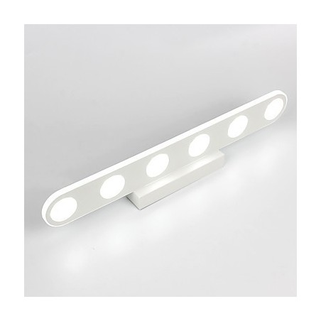 Aplique de pared moderno contemporáneo integrado para iluminación de baño con luz descendente Aplique de pared moderno contemporáneo integrado para iluminación de baño con luz descendente