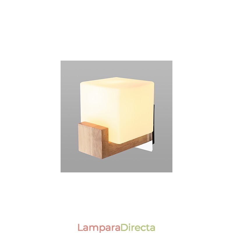 Apliques de pared con luz ambiental y protección ocular con pintura contemporánea moderna