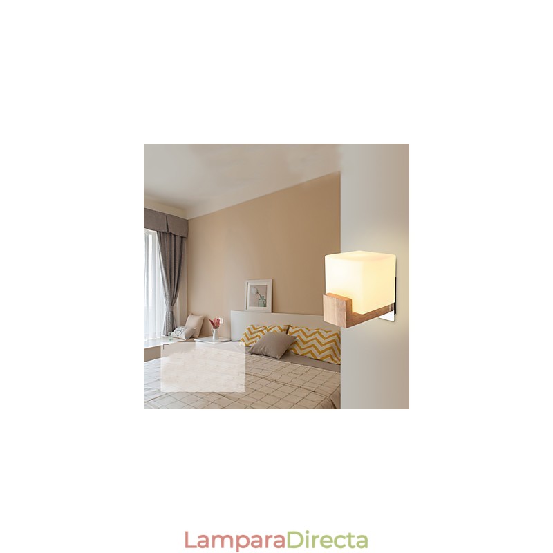 Apliques de pared con luz ambiental y protección ocular con pintura contemporánea moderna