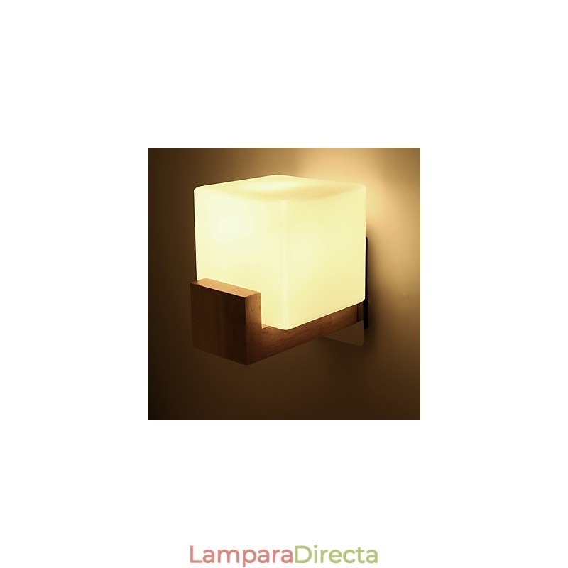 Apliques de pared con luz ambiental y protección ocular con pintura contemporánea moderna