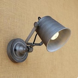 Cabaña rústica clásica tradicional con pintura novedosa para brazo oscilante, protección ocular y luz ambiental.