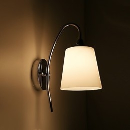 Apliques de pared con luz ambiental y protección ocular con pintura contemporánea moderna