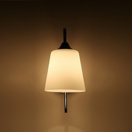 Apliques de pared con luz ambiental y protección ocular con pintura contemporánea moderna