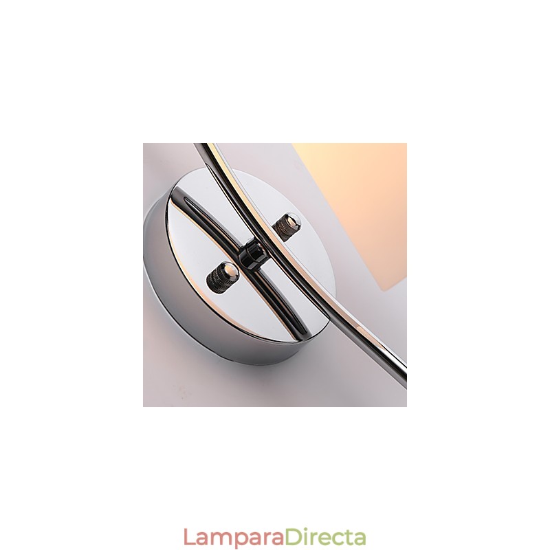 Apliques de pared con luz ambiental y protección ocular con pintura contemporánea moderna