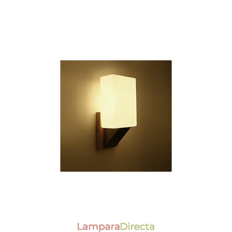 Apliques de pared con luz ambiental, acabado en óxido negro contemporáneo y moderno para protección ocular.