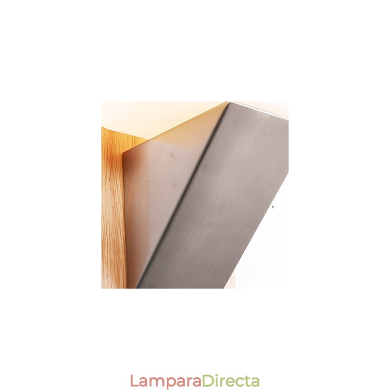 Apliques de pared con luz ambiental, acabado en óxido negro contemporáneo y moderno para protección ocular.