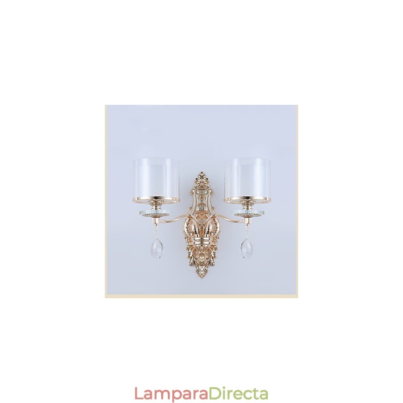 Apliques de pared con luz ambiental, modernos y contemporáneos, con acabado galvanizado, para protección ocular.