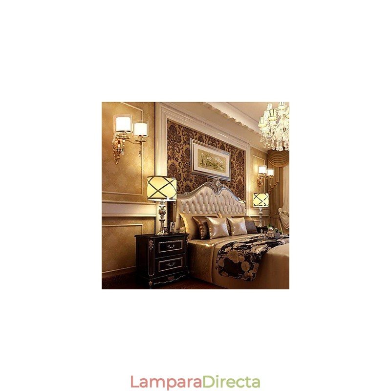 Apliques de pared con luz ambiental, modernos y contemporáneos, con acabado galvanizado, para protección ocular.