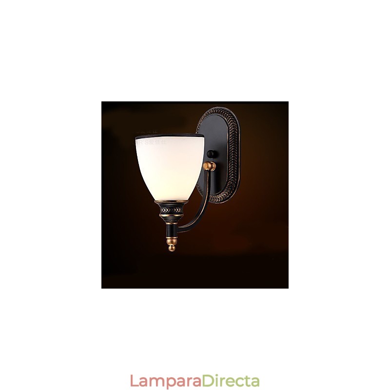 Pintura contemporánea moderna integrada para apliques de pared con luz ambiental.