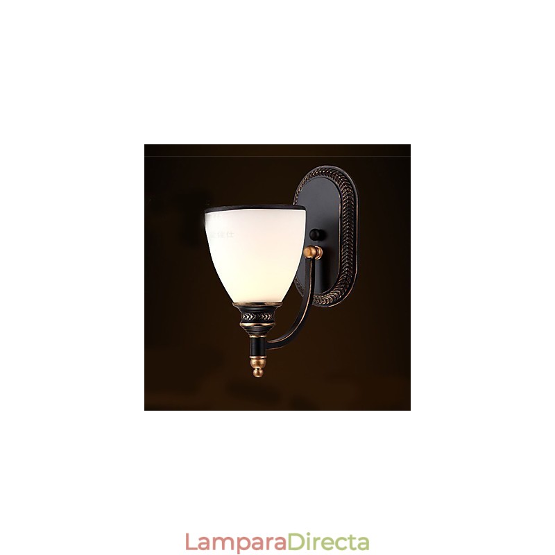 Pintura contemporánea moderna integrada para apliques de pared con luz ambiental.