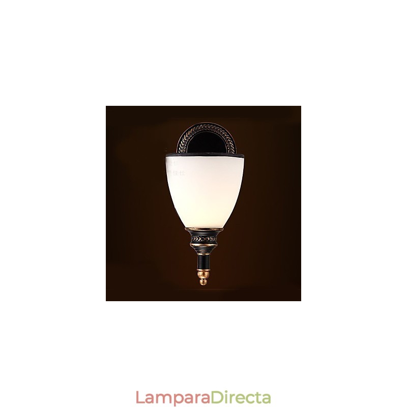 Pintura contemporánea moderna integrada para apliques de pared con luz ambiental.