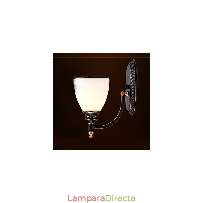Pintura contemporánea moderna integrada para apliques de pared con luz ambiental.