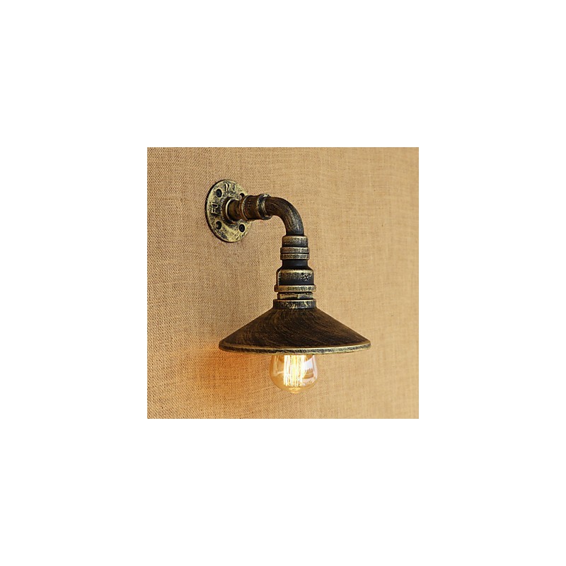 Apliques de pared con luz ambiental estilo mini con pintura retro rústica de estilo campestre.