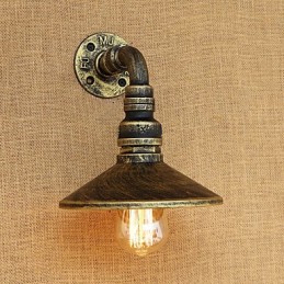 Apliques de pared con luz ambiental estilo mini con pintura retro rústica de estilo campestre.