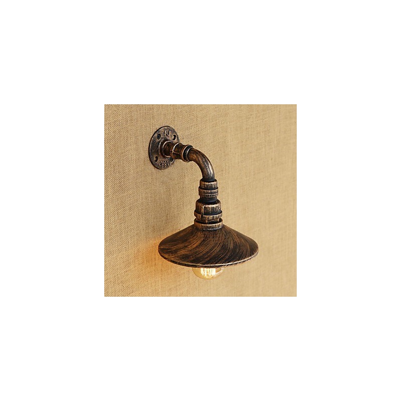 Apliques de pared con luz ambiental estilo mini con pintura retro rústica de estilo campestre.
