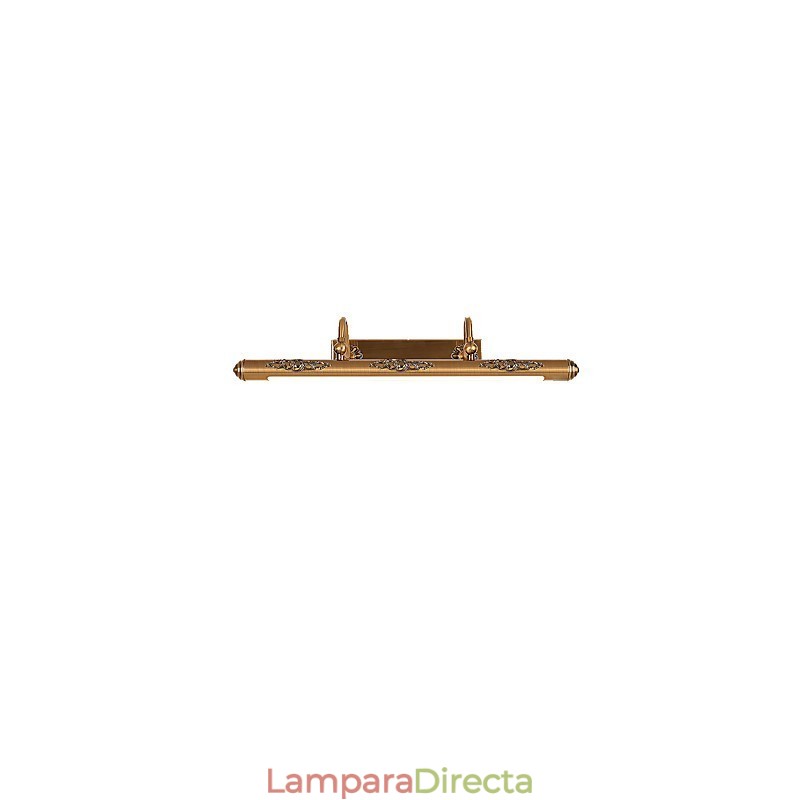 Lámpara de espejo 80CM 1Tradicional Vintage Latón antiguo Característica para