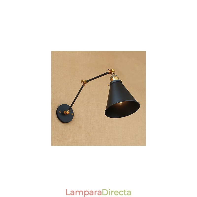 Característica de pintura rústica de estilo campestre para luz ambiental de brazo oscilante Luces de brazo oscilante