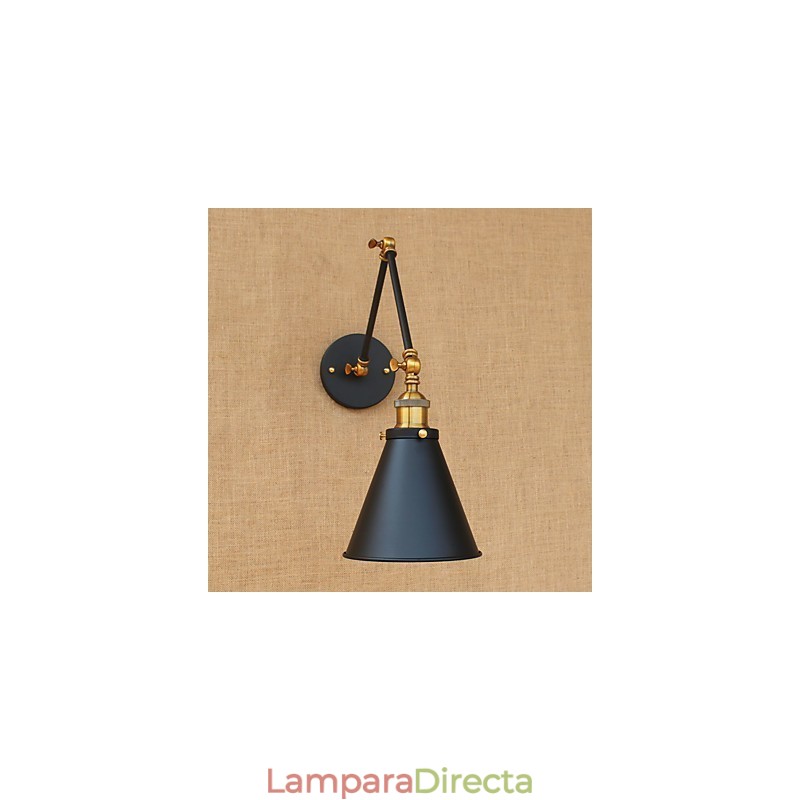 Característica de pintura rústica de estilo campestre para luz ambiental de brazo oscilante Luces de brazo oscilante