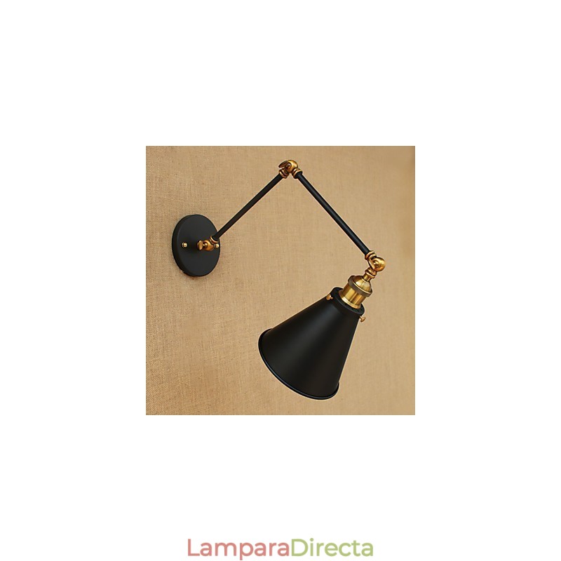 Característica de pintura rústica de estilo campestre para luz ambiental de brazo oscilante Luces de brazo oscilante